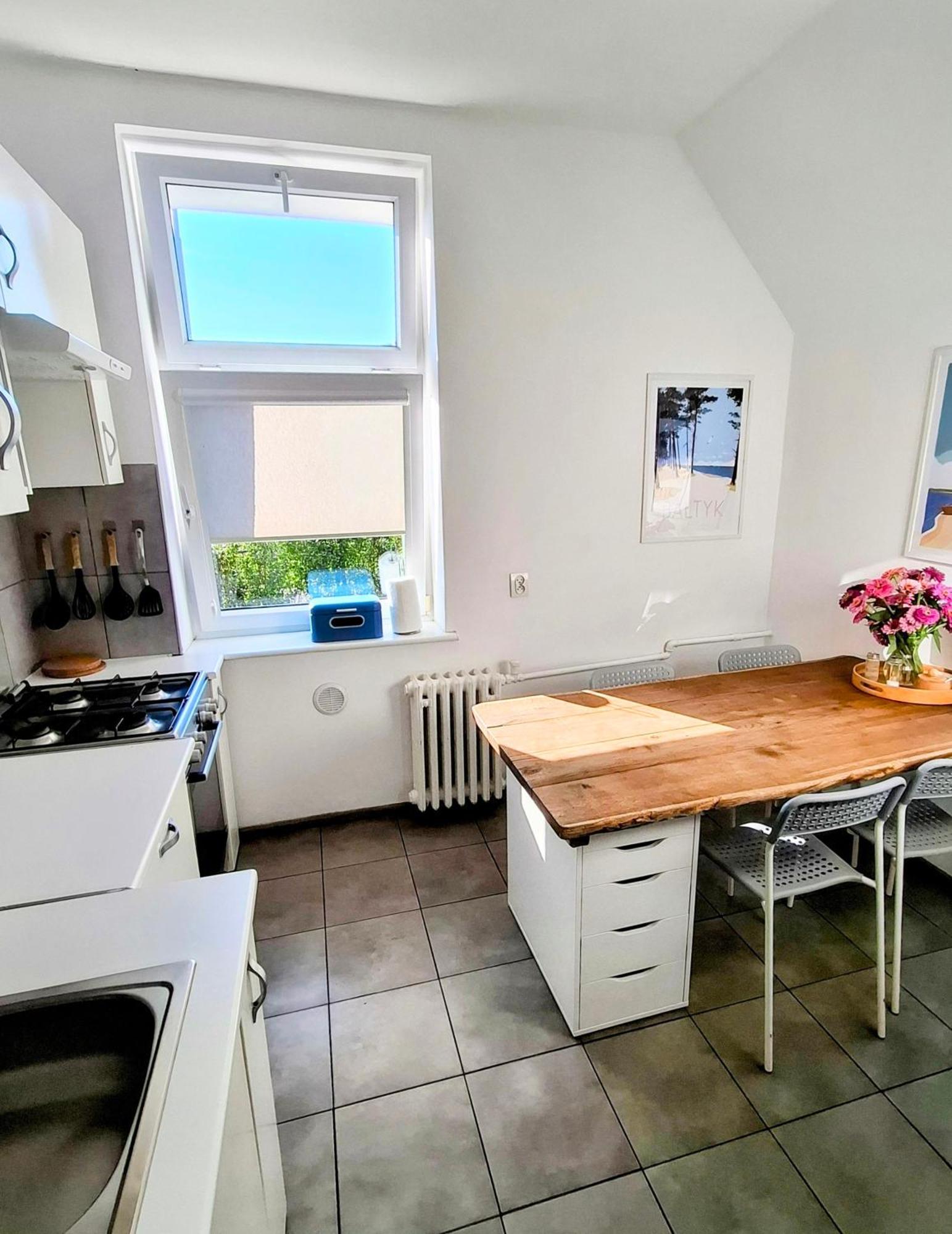 Ferienwohnung Zielona Kamienica Danzig Exterior foto